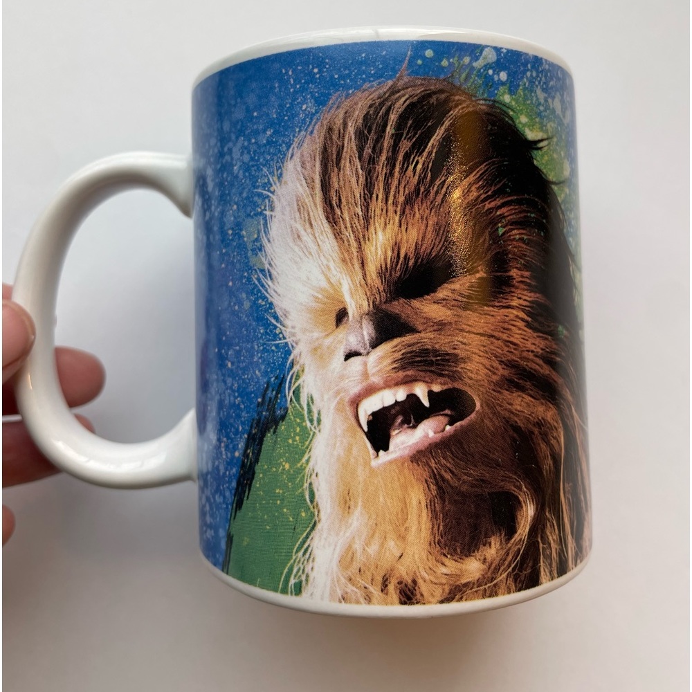 Vintage Star Wars Chewbacca ceramic mug.